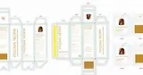 process photos of packaging design for a luxury, all natural beauty brand owned by two mexican sisters