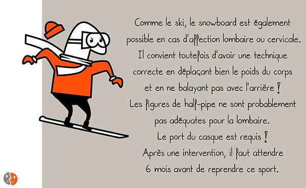 Prévention colonne: Snowboard