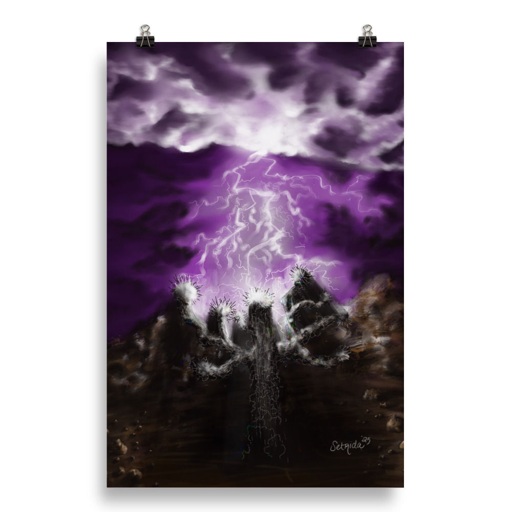 Strike photo paper poster