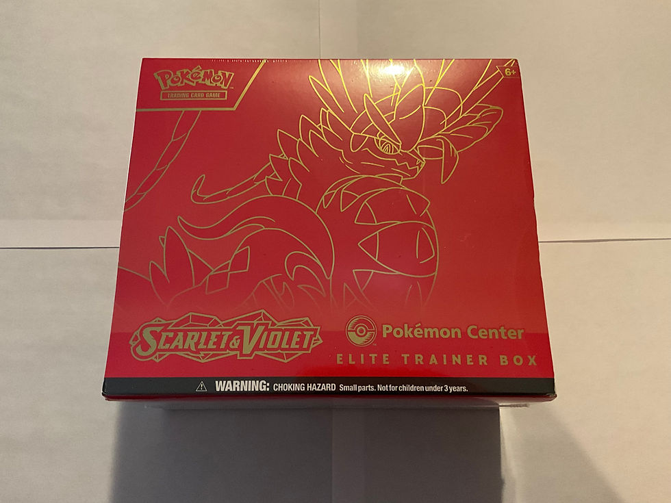 Pokémon Center Scarlet & Violet (Koraidon) elite trainer box