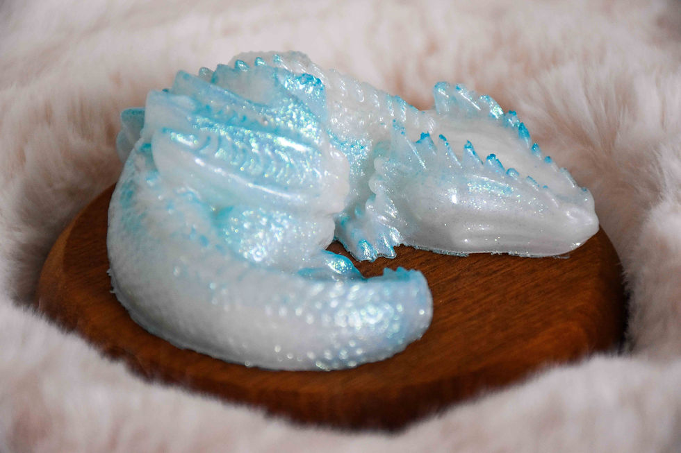 Miniature : ✧ Nivérys, le Dragon des Neiges Éternelles ✧