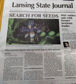 Beal Buried Seed Experiment in the news!