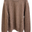 Miniatura: Cashmere Crewneck Sweater – Brown Mélange