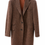 الصورة المصغرة: Single-Breasted Brown Mélange Sartorial Overcoat with Ticket Pocket
