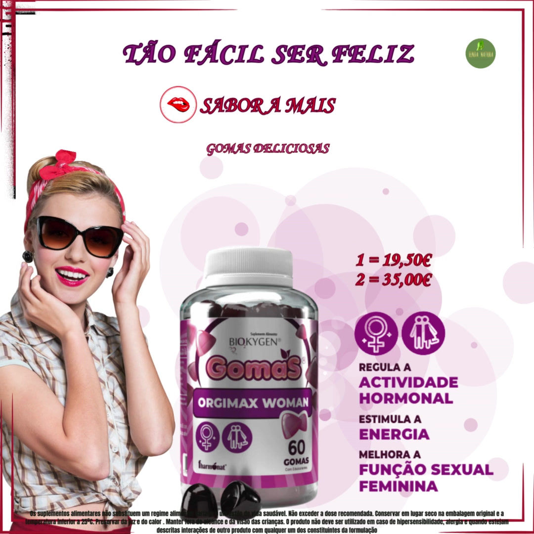 ORGIMAX WOMAN GOMAS/2 UNID