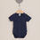Thumbnail: Navy blue short sleeve bodysuit top