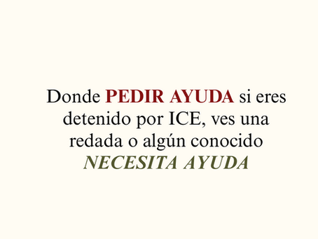 ¿A quién puedes pedir ayuda?
