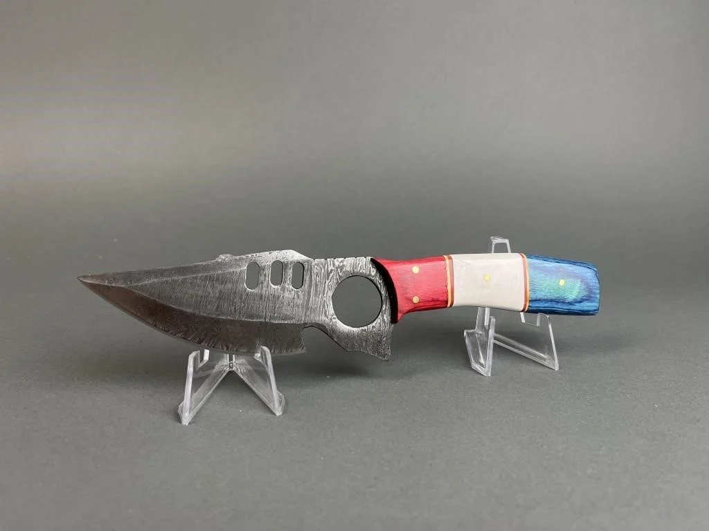 X 9" Handmade Damascus Steel knife