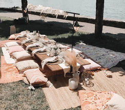 Picnic by the lake Birthday Party Zug Zürich Boho Picnic 
