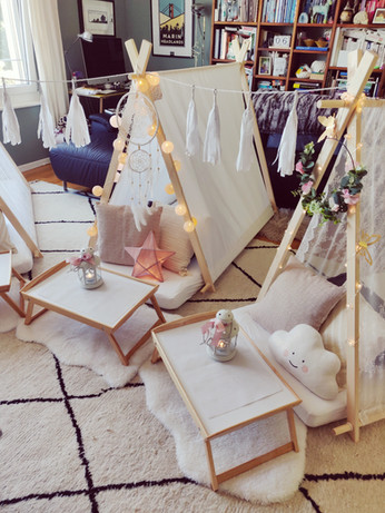 Boho Kindergeburtstag mit Teepee Friends