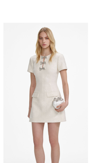 BOW MINI DRESS
