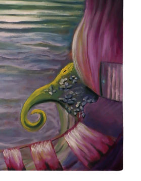 Miniatura: "Duendecito viendo el amanecer"