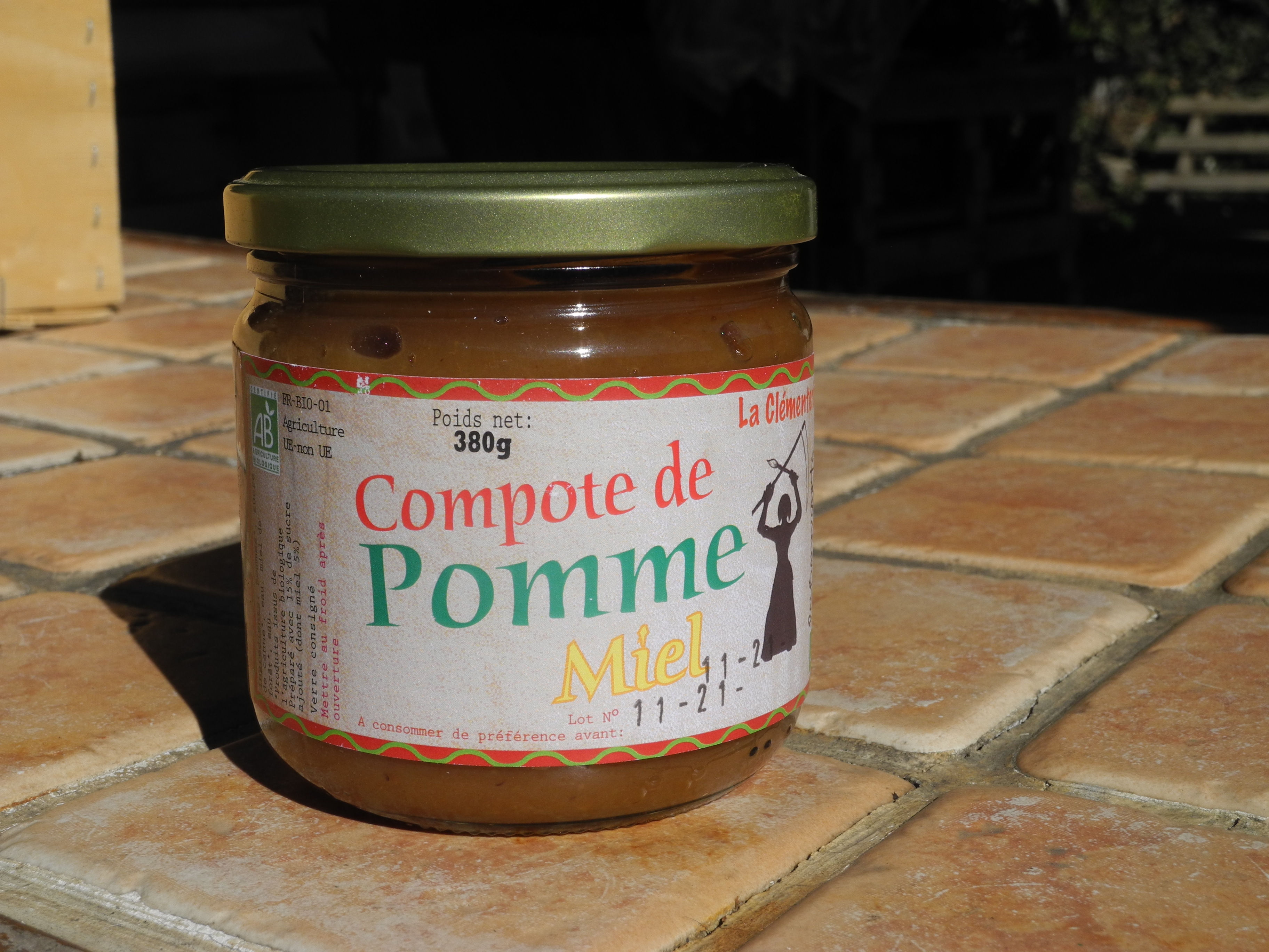 Compote pomme miel