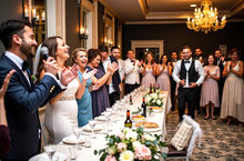 Surprise from the singing waiter