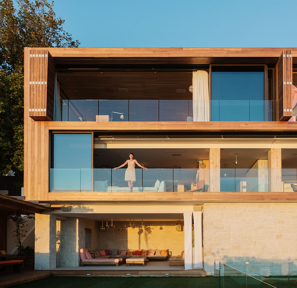 Casa de madeira moderna