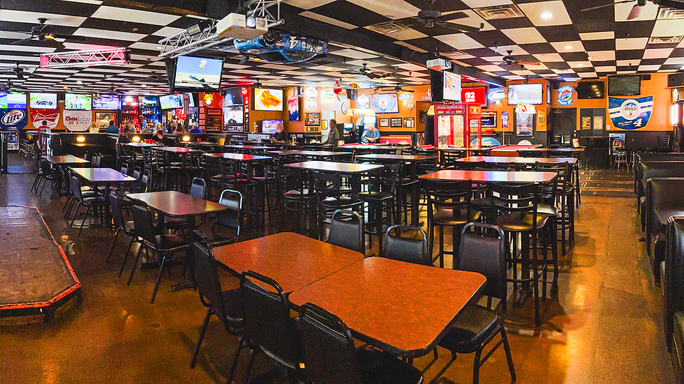 Lots of space for parties or events of almost any size