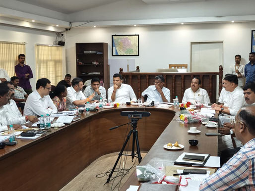 Karnataka Minister Satish Jarkiholi Reviews Public Works Progress in Key Meeting