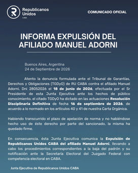 Comunicado Oficial