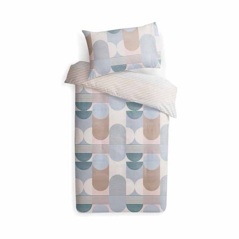 Ripley Reversible Quilt Cover Set - Single Bed