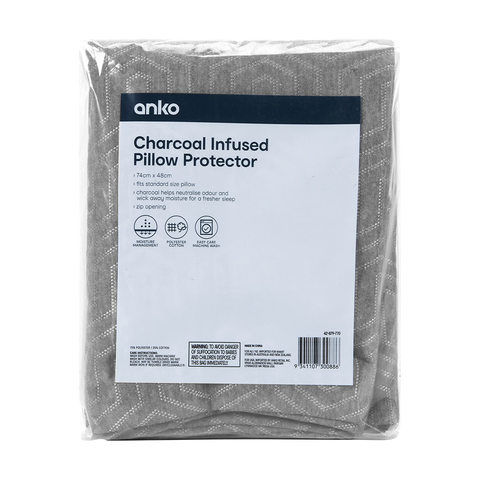 Charcoal Infused Pillow Protector