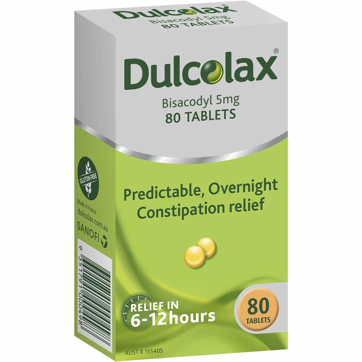 Zula Tablet Dulcolax Constipation Relief 5mg Tablets 80 pack | Zula Getz