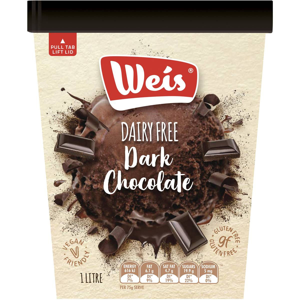 Weis Real Good Feel Good Dark Chocolate 1l