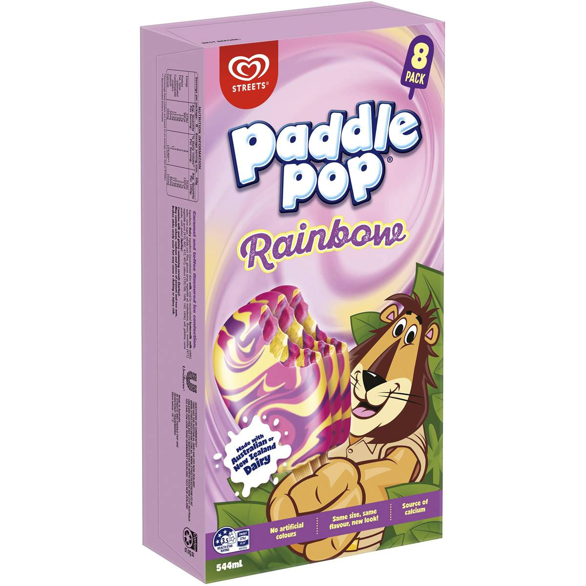 Streets Paddle Pop Rainbow 8 pack