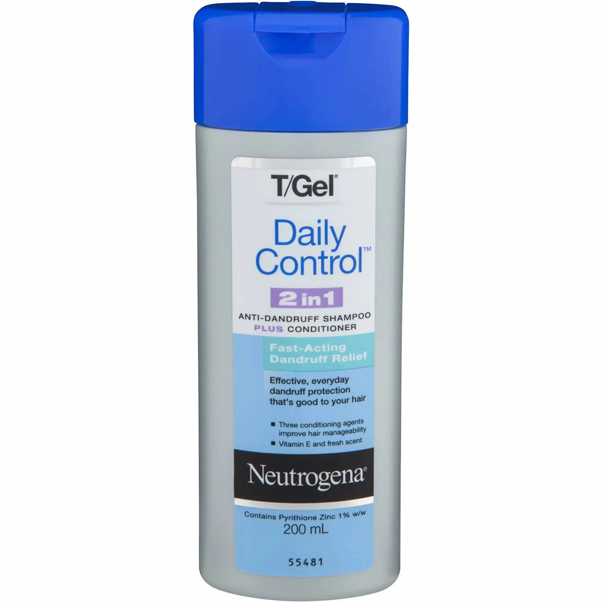 Neutrogena T Gel Anti Dandruff Shampoo & Cond Daily Control 200ml
