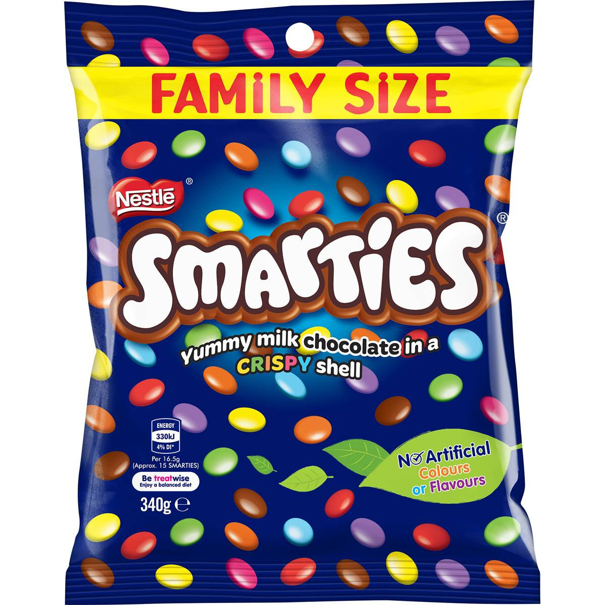 Nestle Smarties Family Size 340g bag