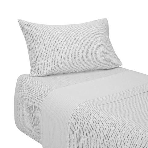Thumbnail: Henley Cotton Flannelette Sheet Set - Single Bed