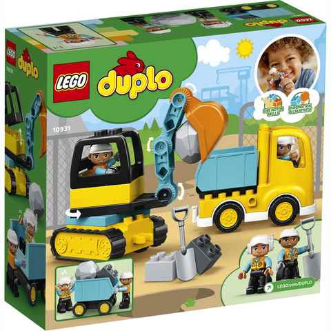 Thumbnail: LEGO DUPLO Town Truck & Tracked Excavator - 10931