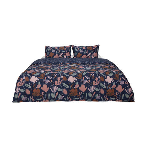 Thumbnail: Rosetta Reversible Quilt Cover Set - Queen Bed