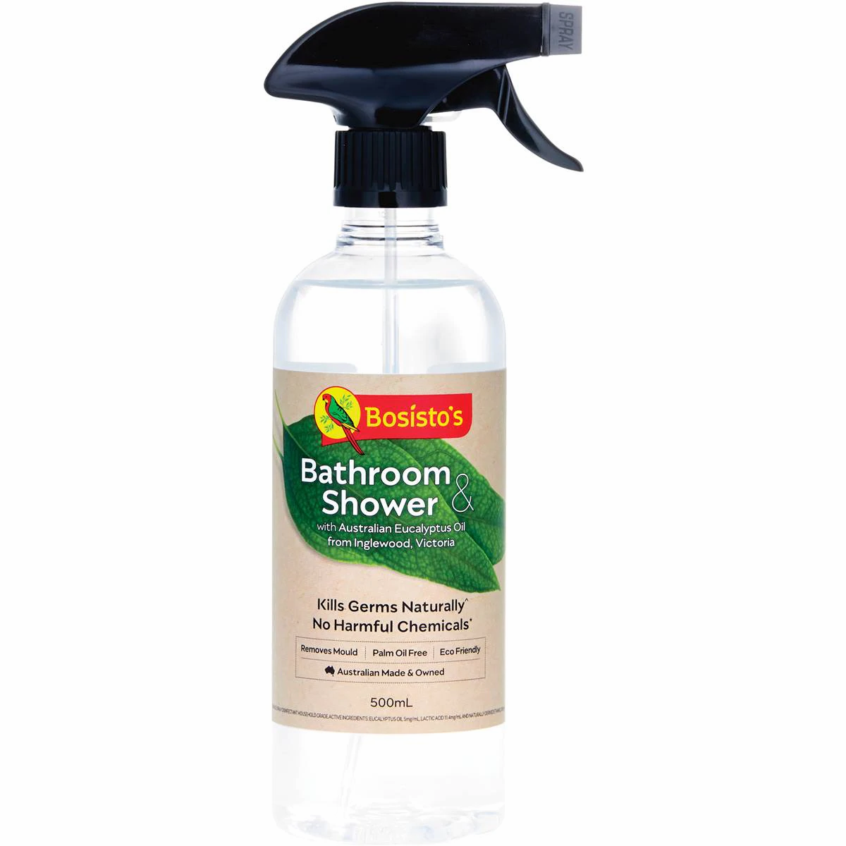 Bosisto's Bathroom & Shower Cleaner 500ml