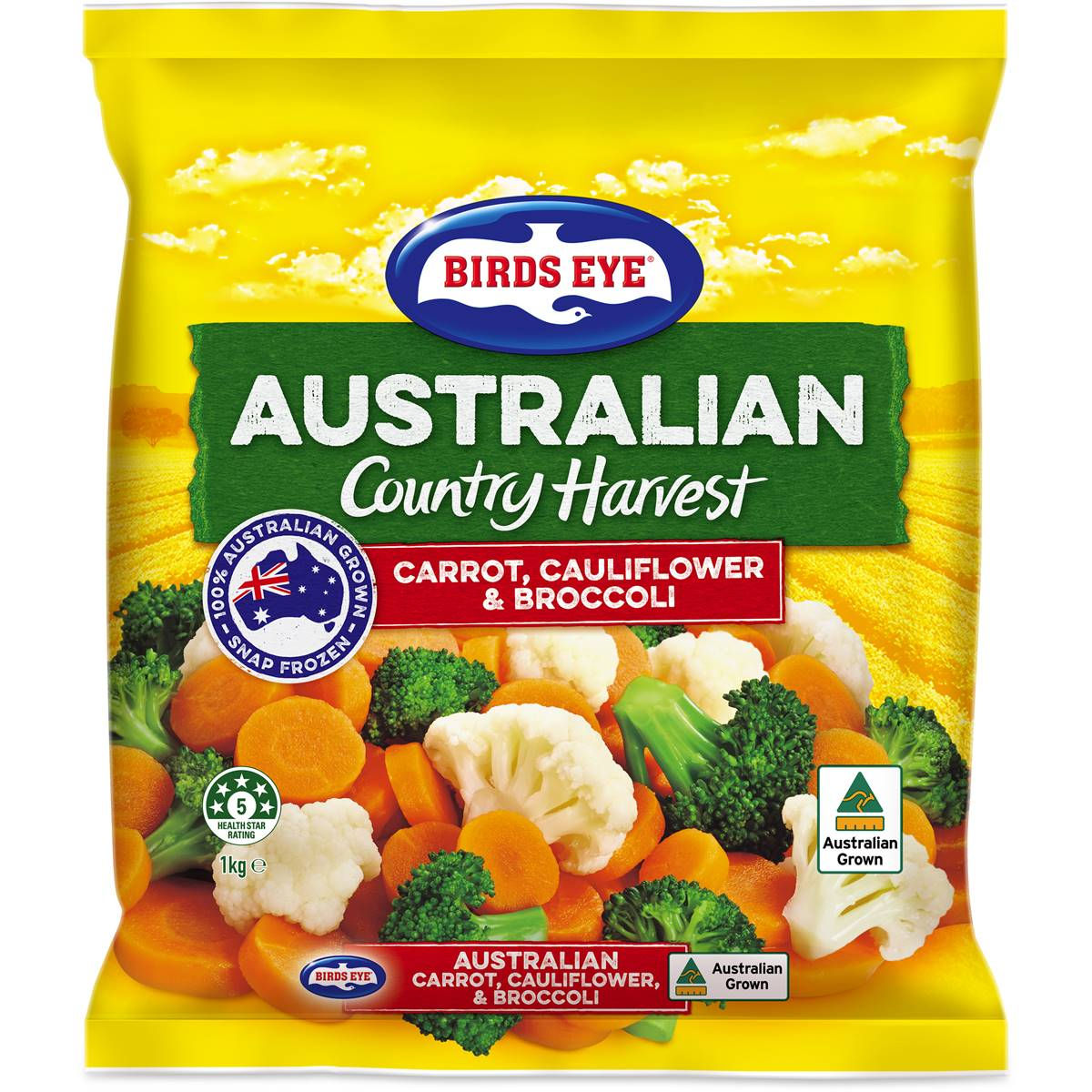Birds Eye Country Harvest Carrot Cauliflower & Broccoli 1kg