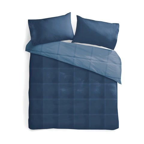 Reversible Comforter Set - Queen Bed