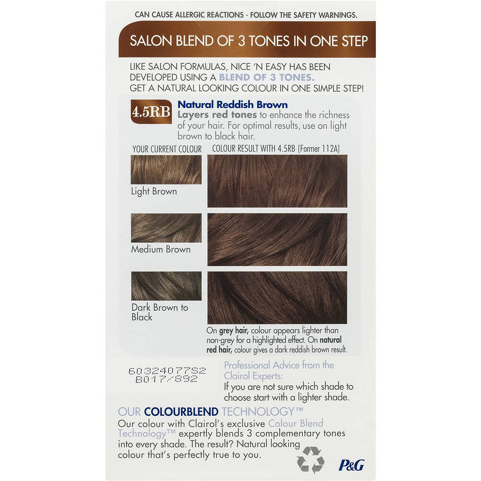 Thumbnail: Clairol Nice N Easy 4.5rb Natural Reddish Brown each