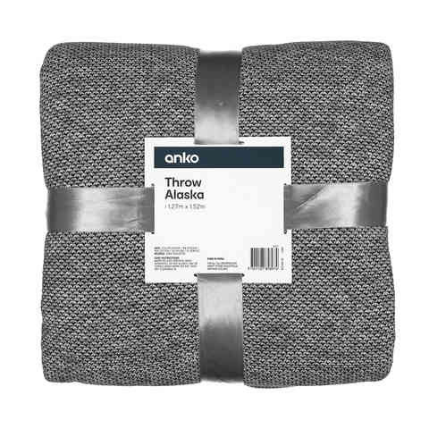 Thumbnail: Alaska Throw - Grey