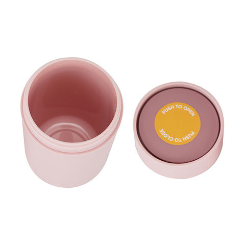 Thumbnail: Dusty Pink Reusable Push Top Travel Cup