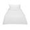 Thumbnail: Plain Dyed Cotton Flannelette Sheet Set - Single Bed, White