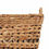 Thumbnail: Square Basket with Black Weave