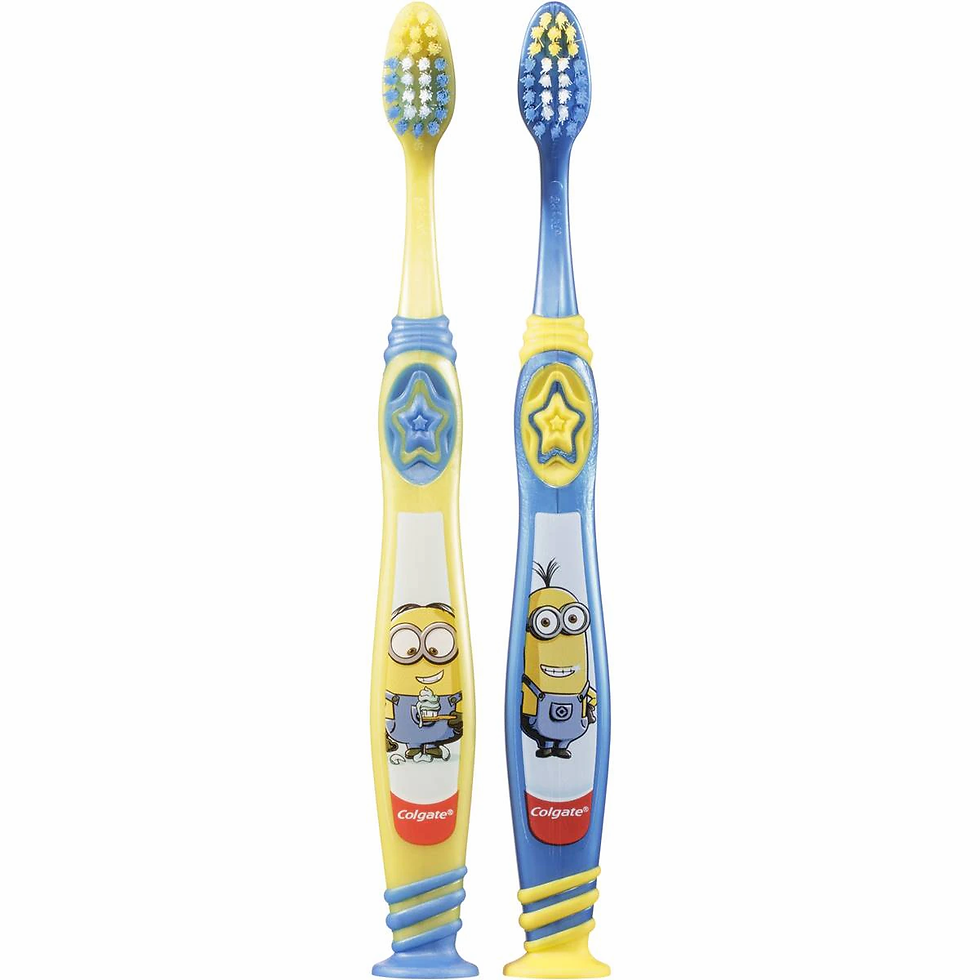 Thumbnail: Colgate Minions Kids Toothbrush 6 Years + Extra Soft 2-pack 2 pack