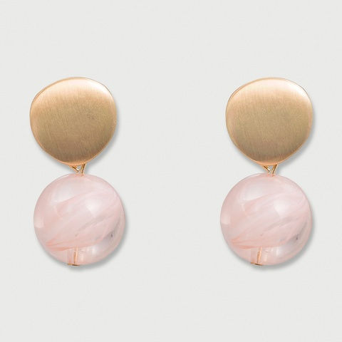 Mini Bead Matt Stud Earrings