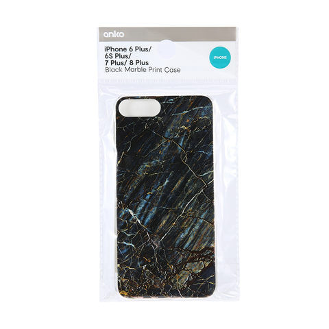 Thumbnail: iPhone 6 Plus/6S Plus/7 Plus/8 Plus Black Marble Print Case