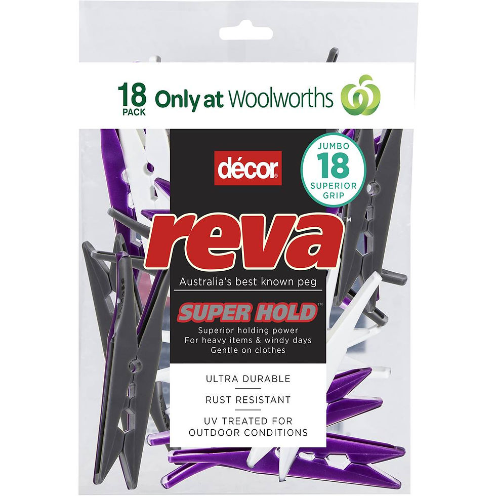 Reva Super Hold Pegs 18 pack