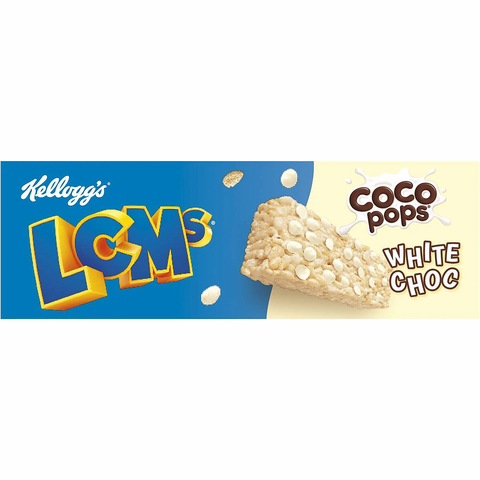 Thumbnail: Kellogg's Lcms Coco Pops White Choc Snack Bars 12 pack