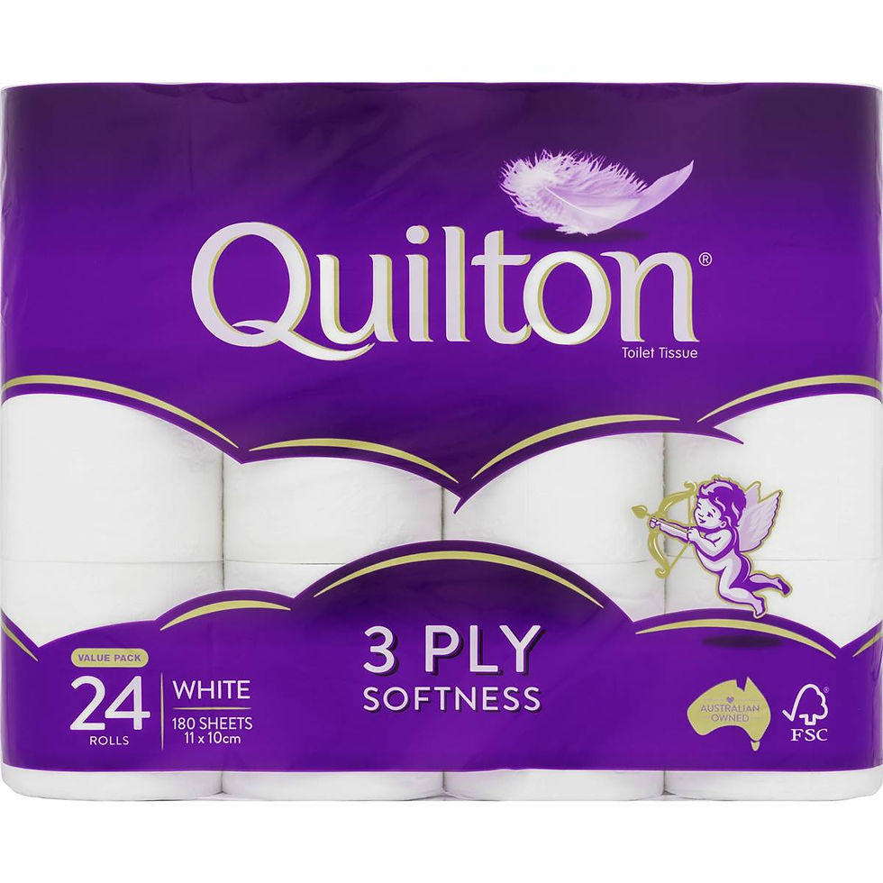 Thumbnail: Quilton Toilet Tissue 3 Ply White 180 Sheets 24 pack