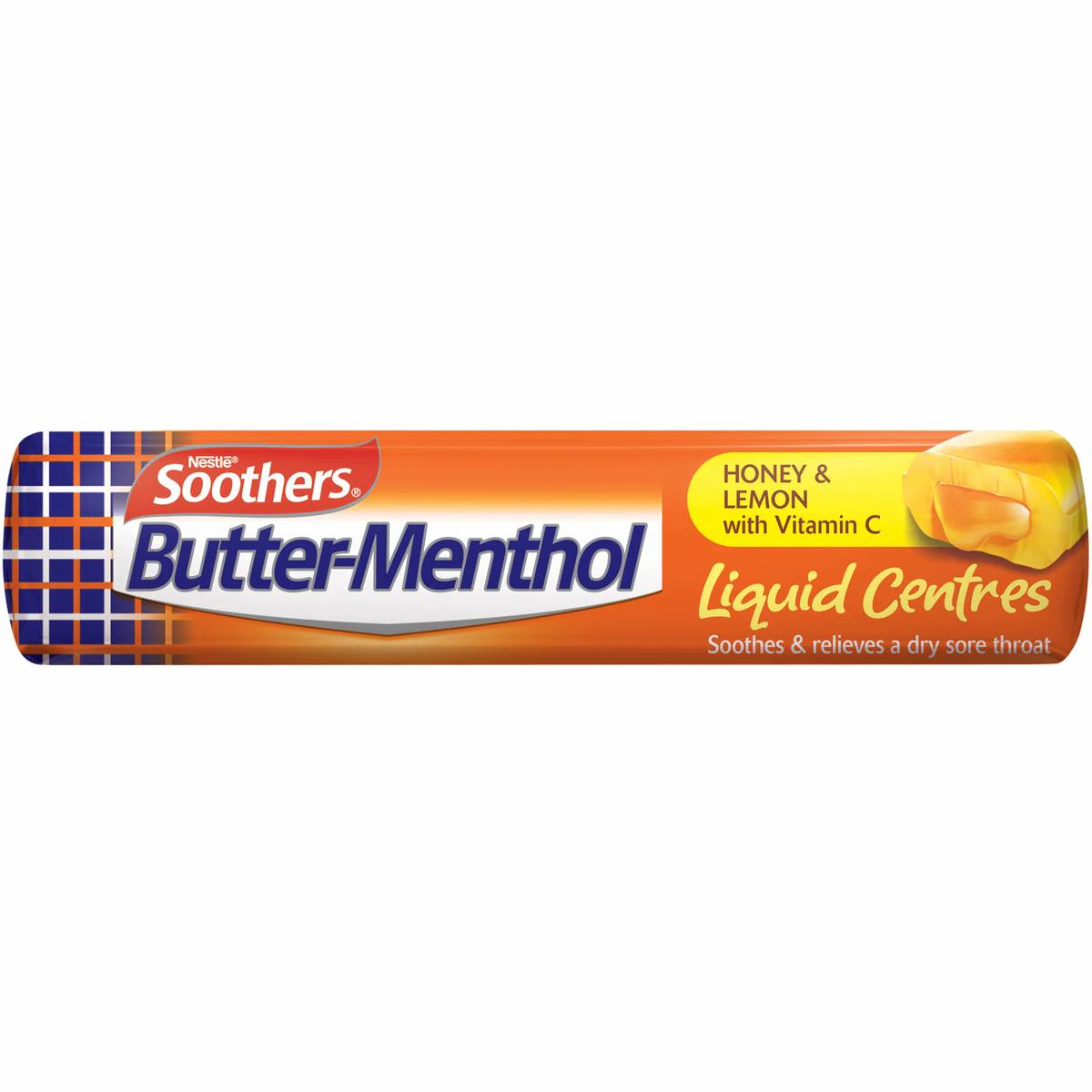 Nestle Butter-menthol Throat Lozenge Liquid Centre Honey & Lemon 10 pack