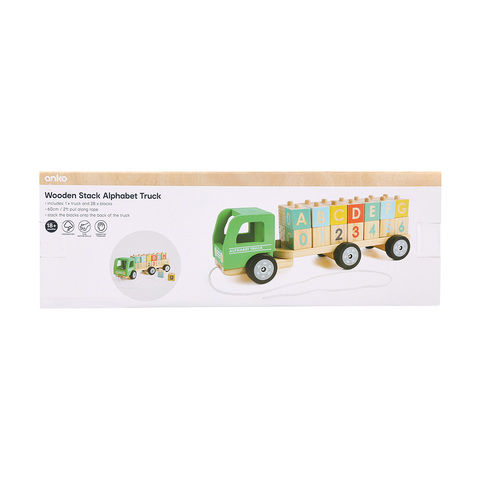 Thumbnail: Wooden Stack Alphabet Truck