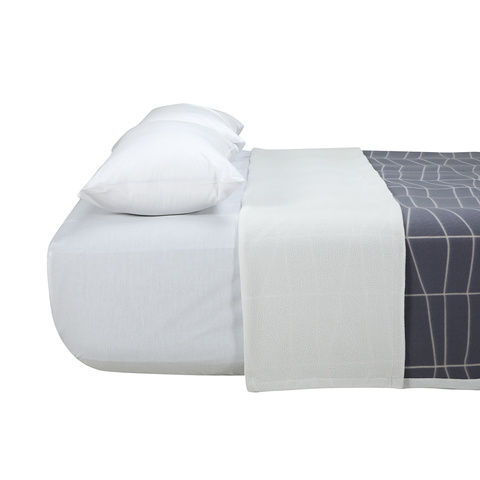 Thumbnail: Callie Blanket - Double/Queen Bed, Blue