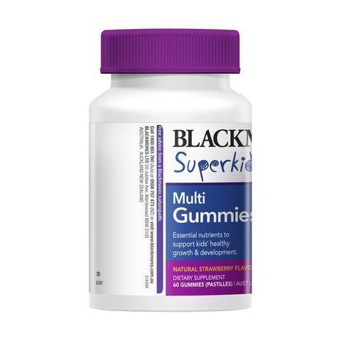 Thumbnail: 60 Pack Blackmores Superkids Multi Gummies - Strawberry